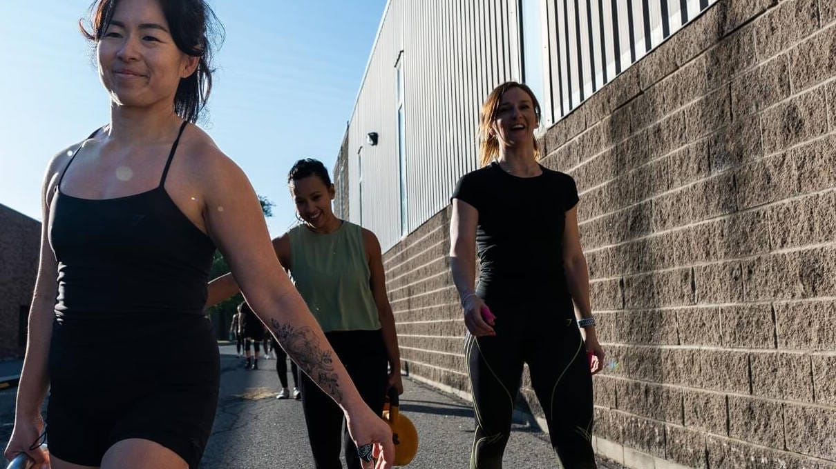 Outdoor training session