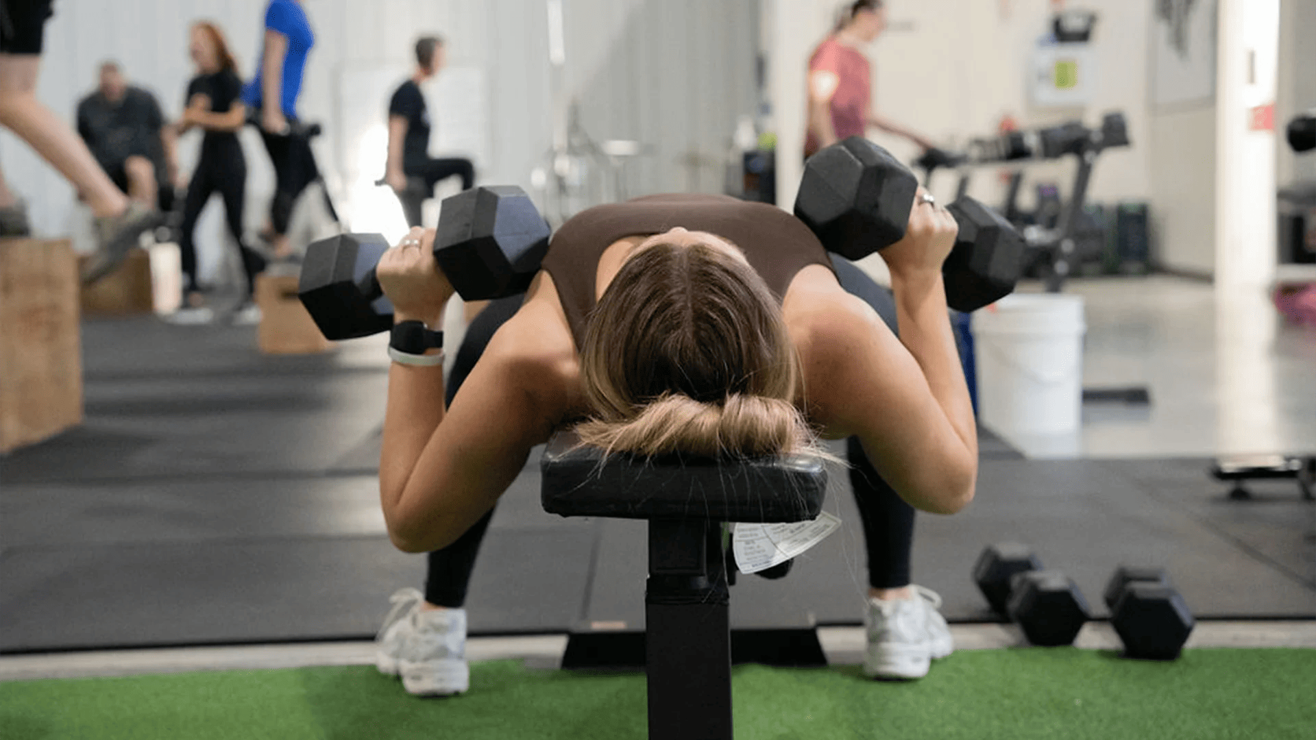 bench press at Grow Strength & Training