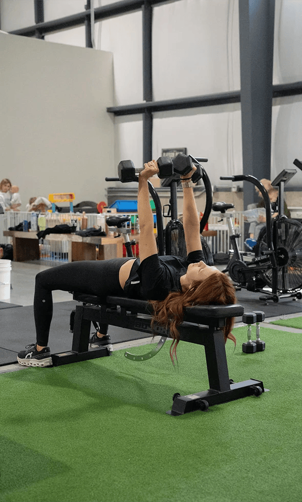woman working out at Grow Strength & Training